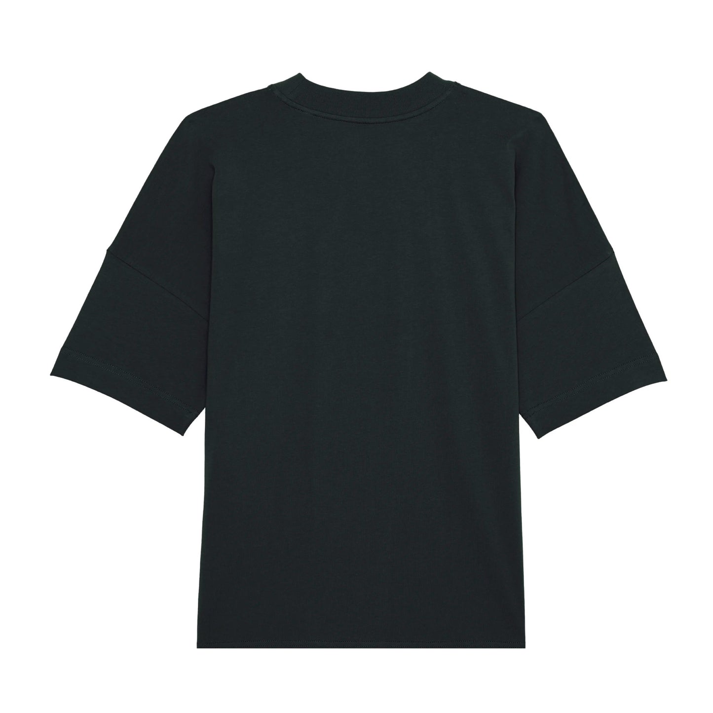 Black Organic Oversized Box Logo T-Shirt