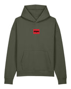 Box Logo Organic Oversized Hoodie - Dripin Clothing