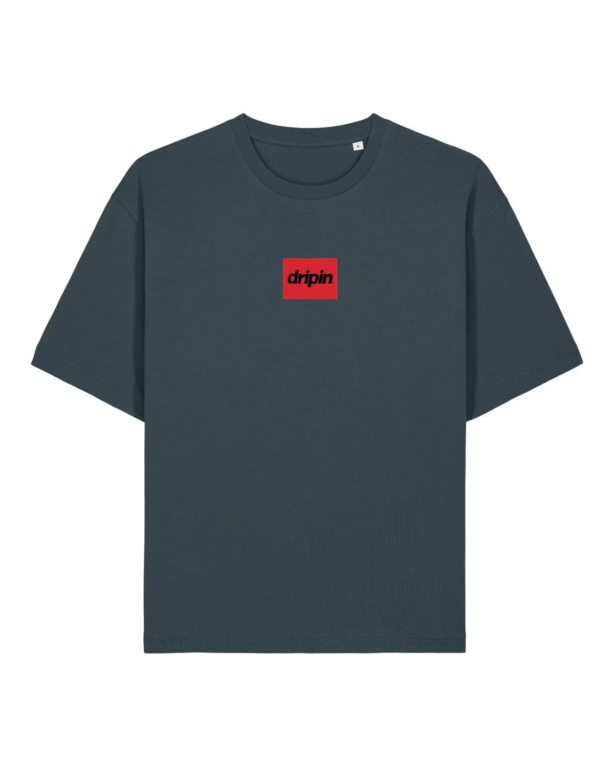 Box Logo Organic Relaxed T-Shirt - Dripin Clothing
