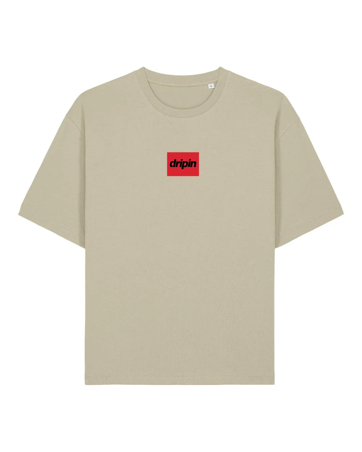 Box Logo Organic Relaxed T-Shirt - Dripin Clothing