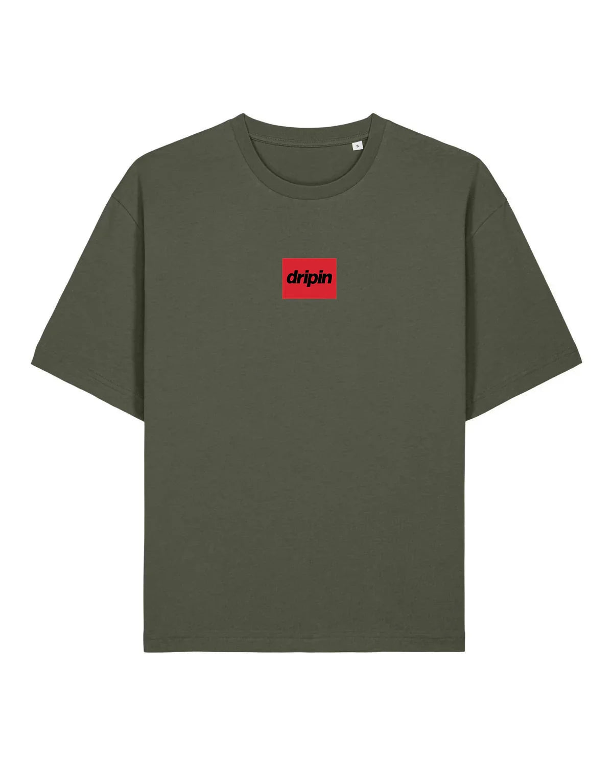 Box Logo Organic Relaxed T-Shirt - Dripin Clothing