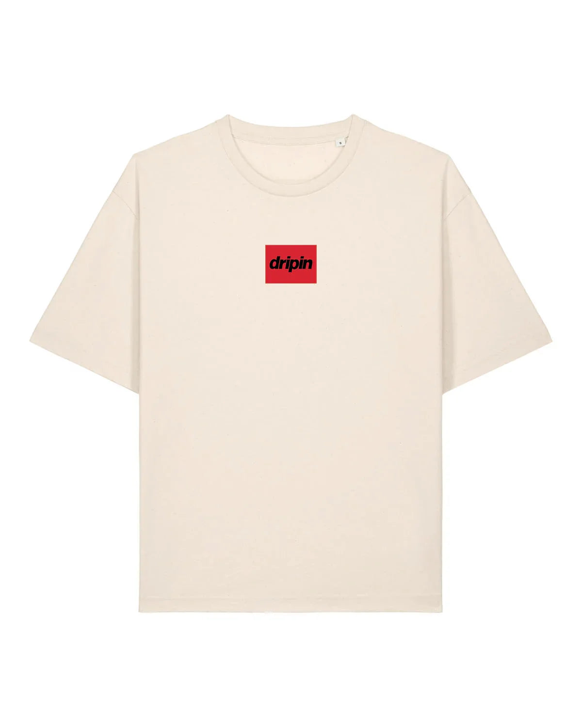 Box Logo Organic Relaxed T-Shirt - Dripin Clothing