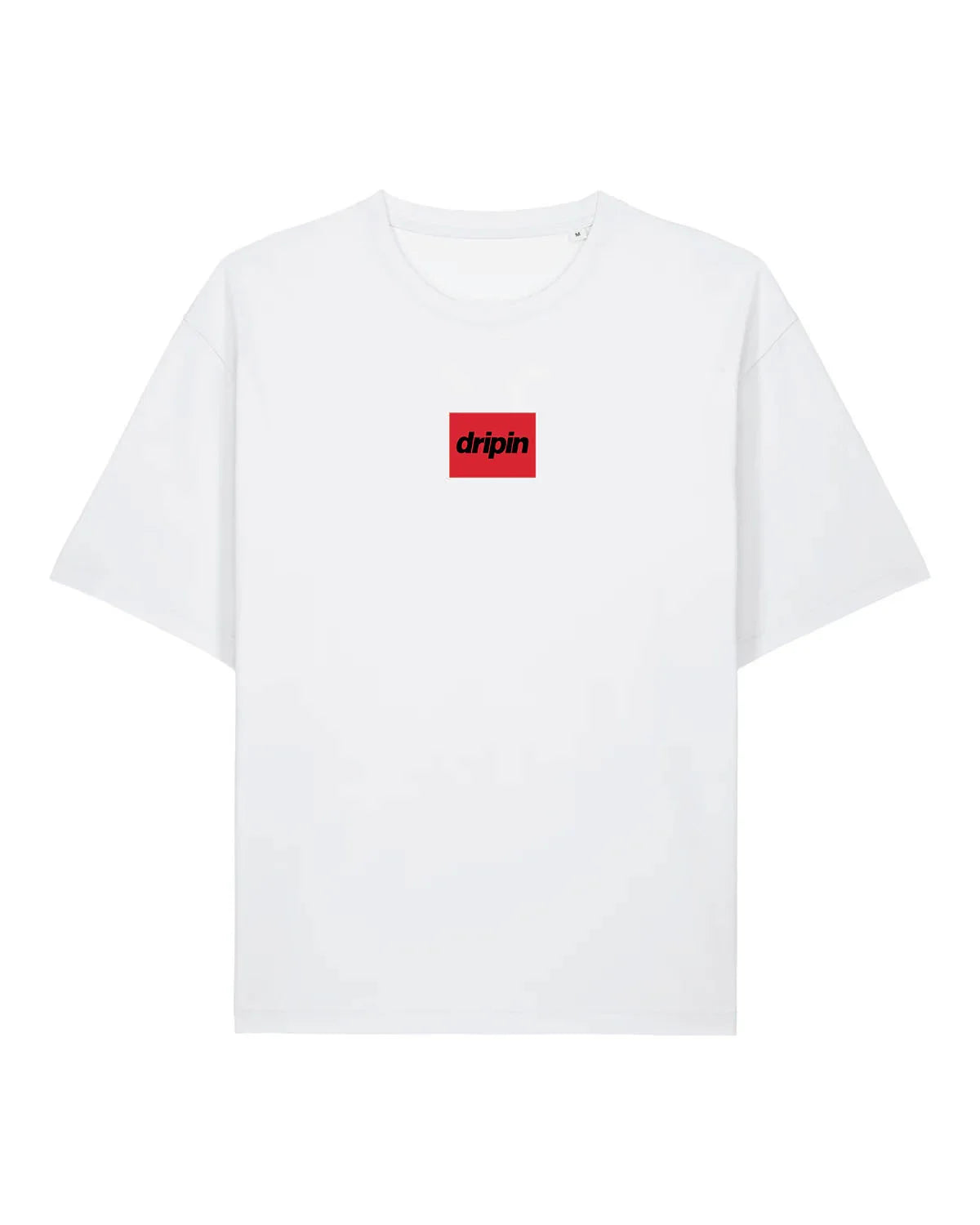 Box Logo Organic Relaxed T-Shirt - Dripin Clothing