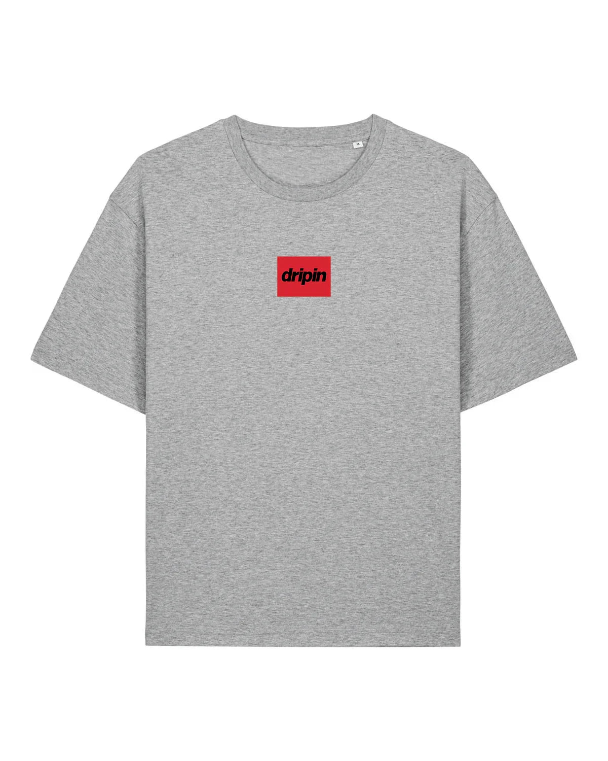 Box Logo Organic Relaxed T-Shirt - Dripin Clothing