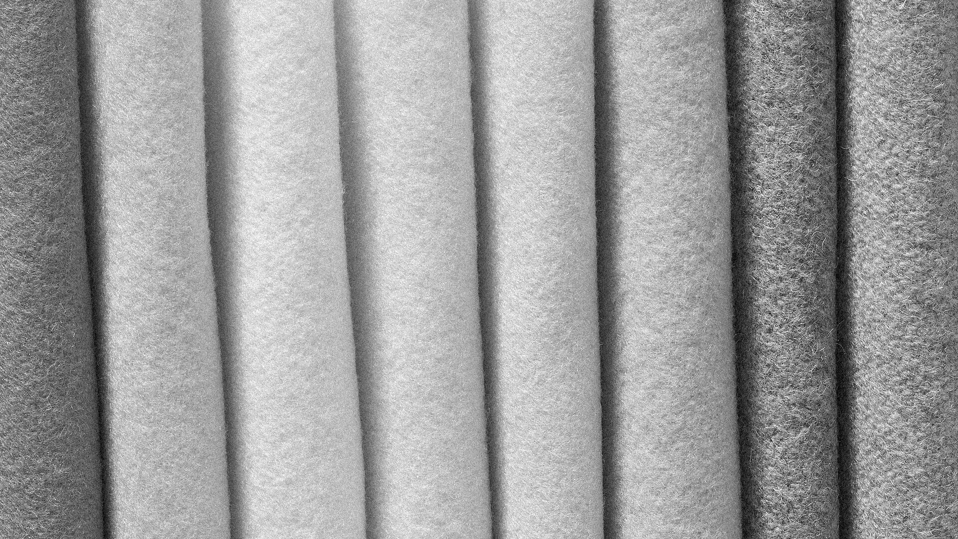 textiles cotton folded and stacked 