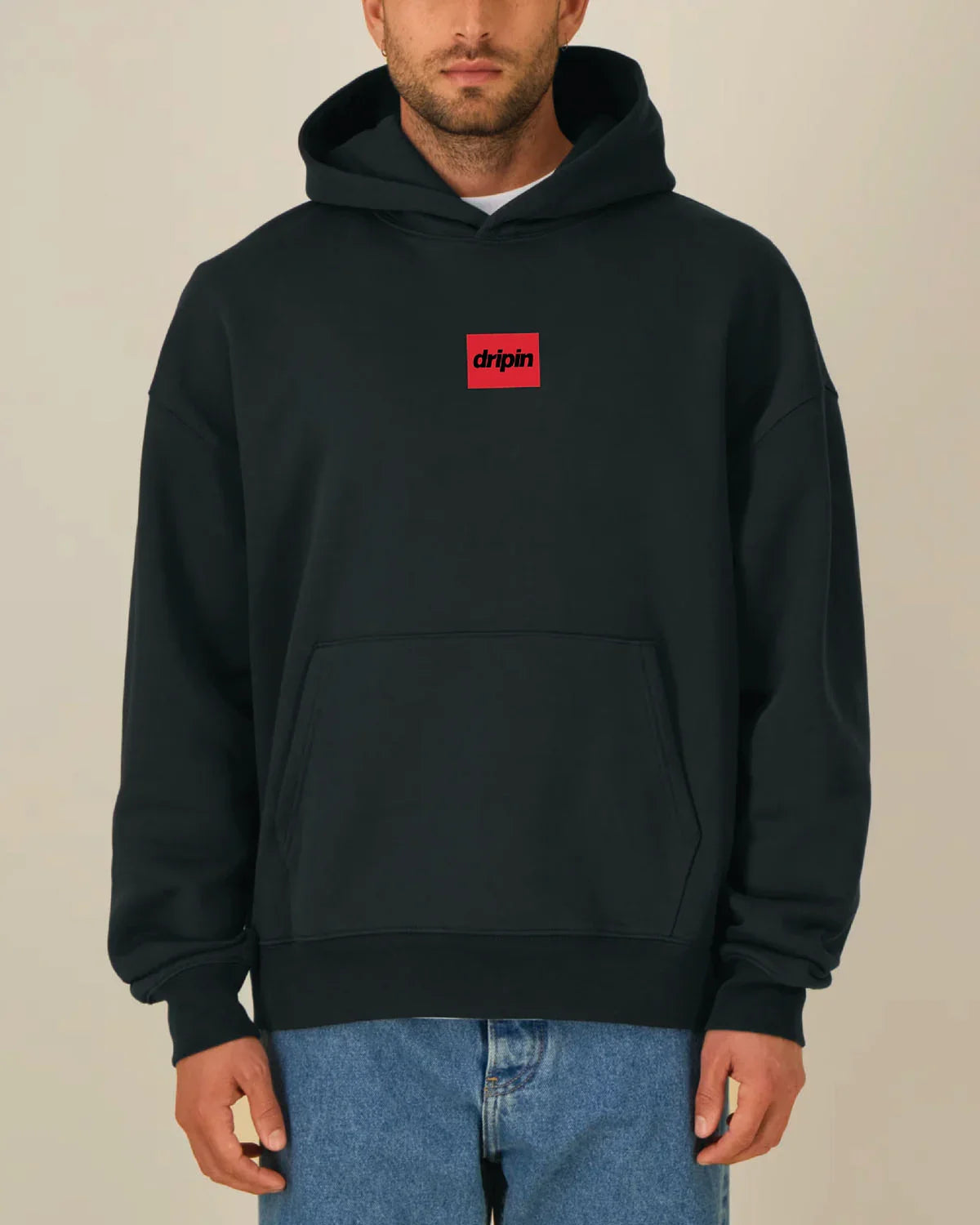 [TWN]★DRIBEGIN HOODIE Box Logo Organic Oversized Hoodie – Dripin Clothing