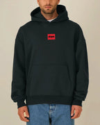 Box Logo Organic Oversized Hoodie - Dripin Clothing