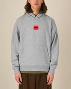 Box Logo Organic Oversized Hoodie - Dripin Clothing