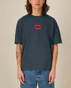 Box Logo Organic Relaxed T-Shirt - Dripin Clothing