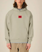 Box Logo Organic Oversized Hoodie - Dripin Clothing