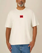 Box Logo Organic Relaxed T-Shirt - Dripin Clothing
