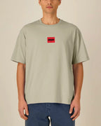 Box Logo Organic Relaxed T-Shirt - Dripin Clothing