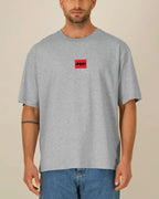 Box Logo Organic Relaxed T-Shirt - Dripin Clothing
