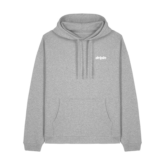 Heather Grey Organic Oversized Hoodie